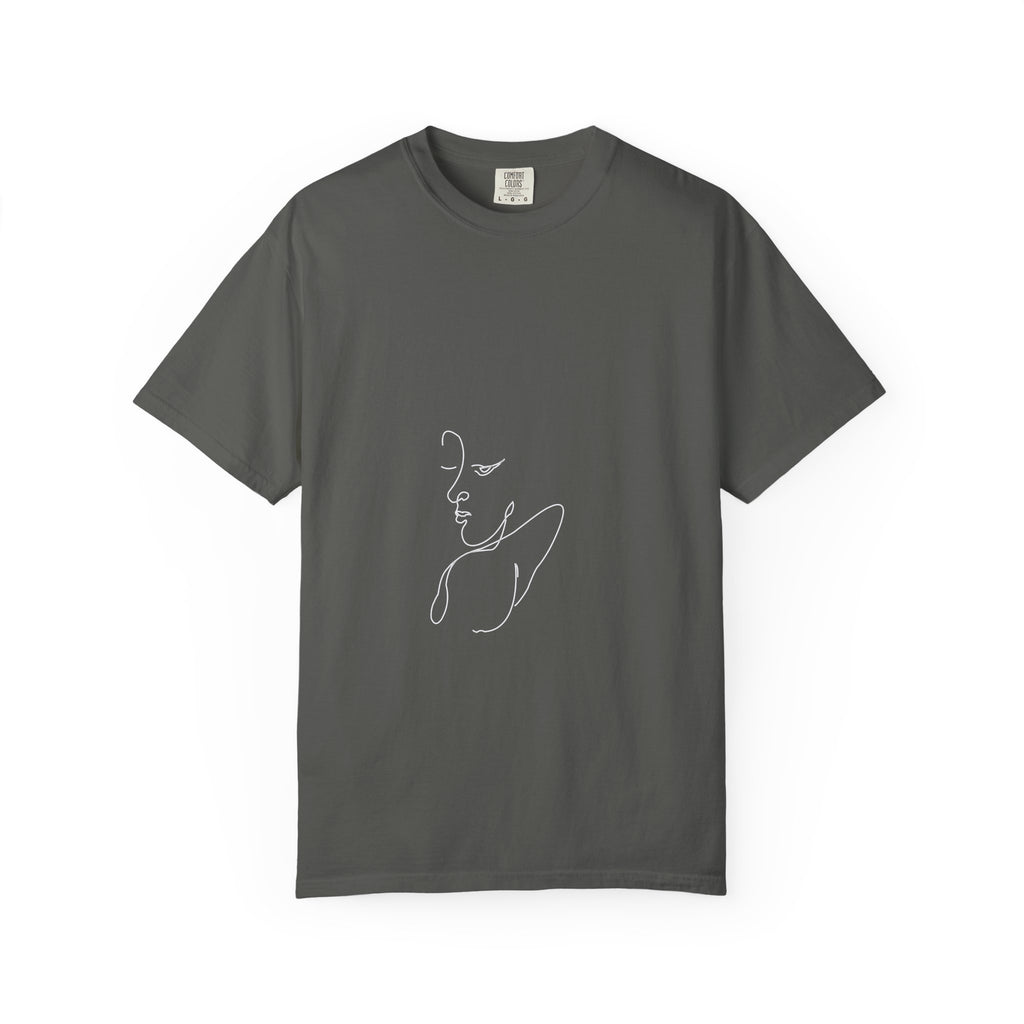 Within 01 | Minimal Line Art Face T-Shirt