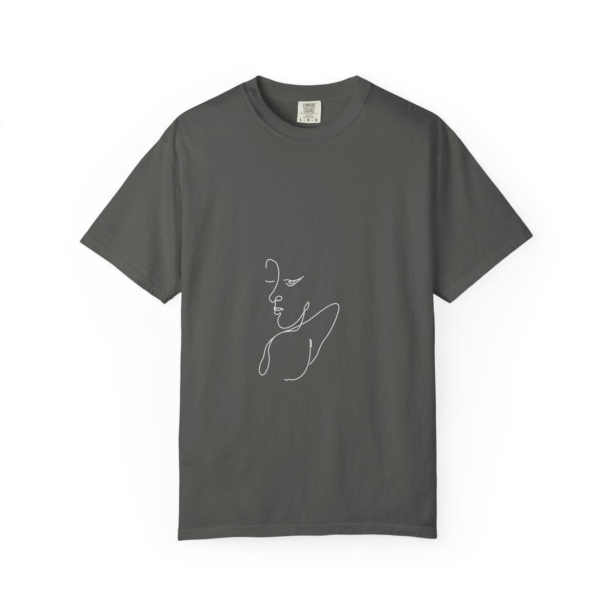 Within 01 | Minimal Line Art Face T-Shirt