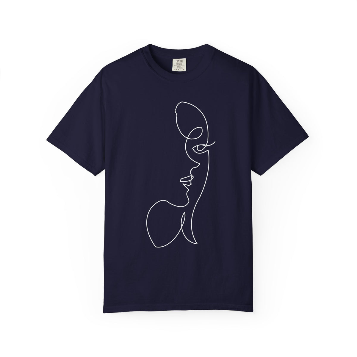 Within 08 | Abstract Single-Line Face Tee