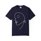 Minimalist Line Art Face T-Shirt