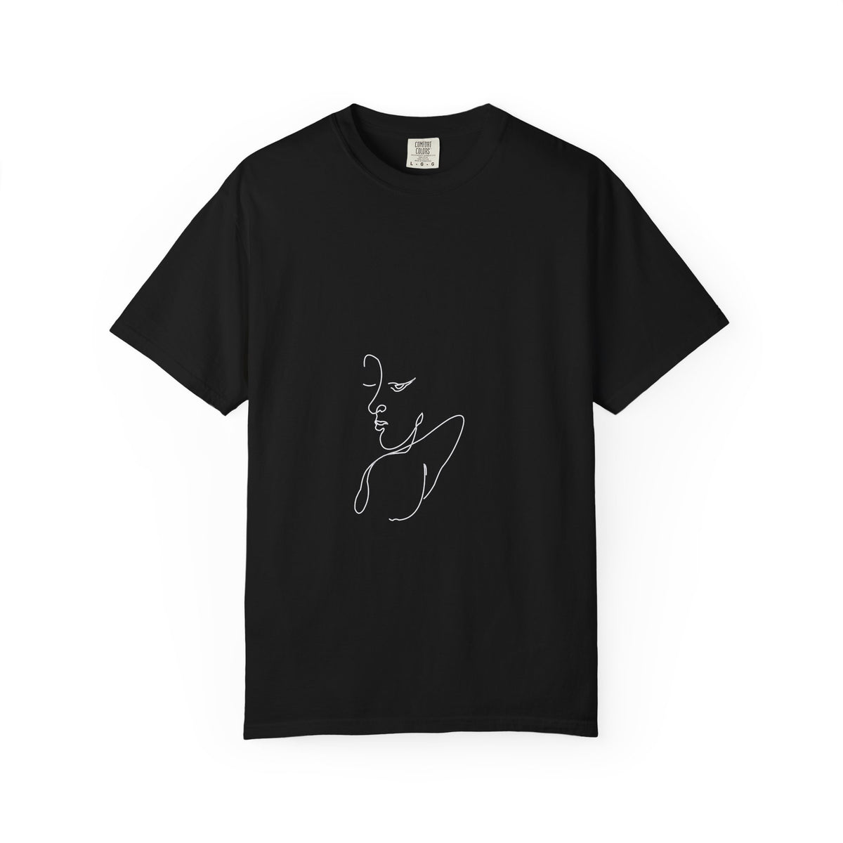 Within 01 | Minimal Line Art Face T-Shirt