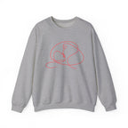 Minimalist Line Art Mother and Baby Crewneck Sweatshirt