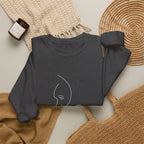 Classic White Crewneck Sweatshirt