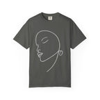 Minimalist Line Art Face T-Shirt