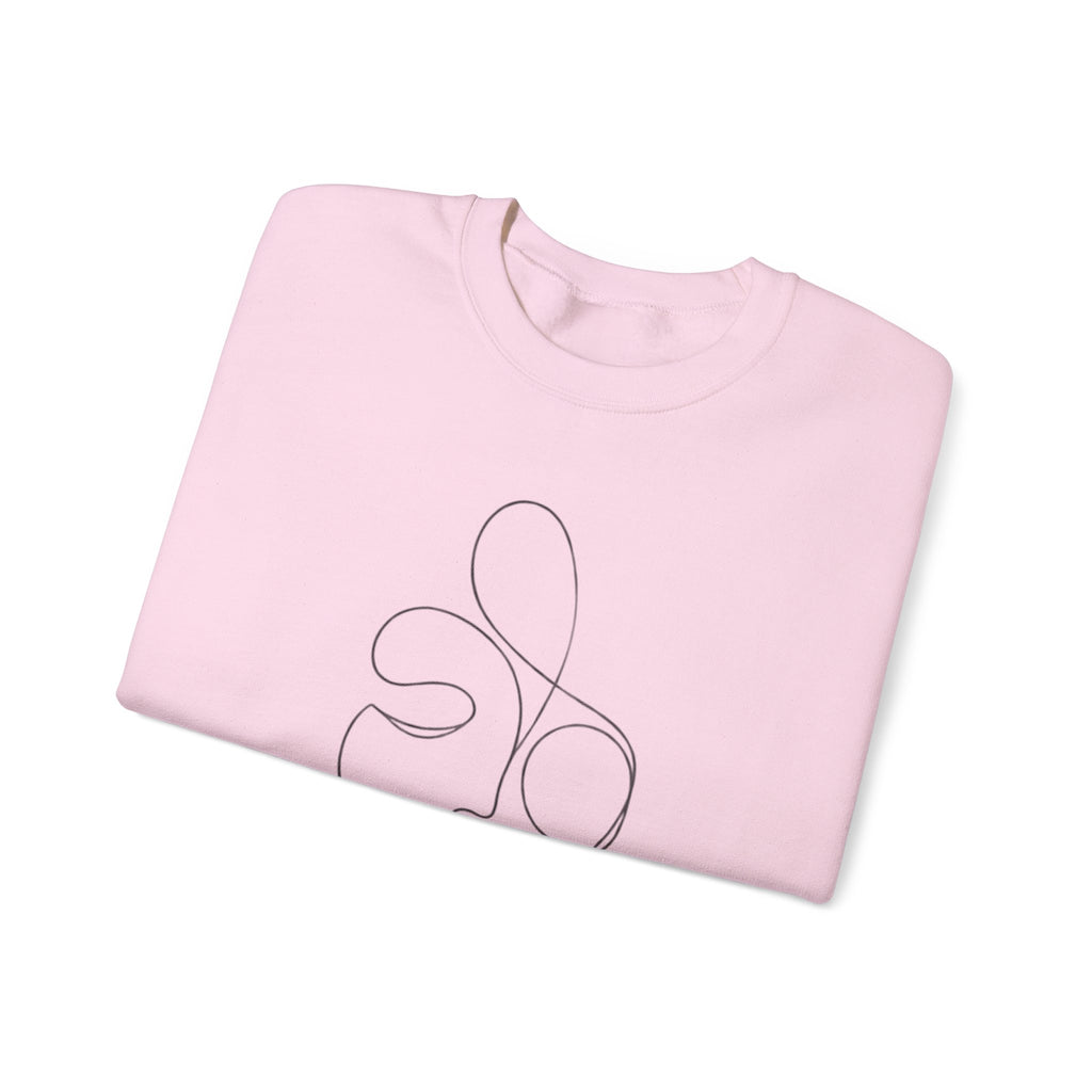 Within 11 | Minimalist Line Art Face Crewneck Sweatshirt