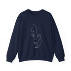 Classic White Crewneck Sweatshirt