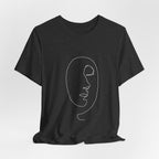 Minimal Line Art Face T‑Shirt