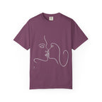 Minimal Line Art Kiss T-Shirt