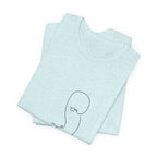 Minimal One-Line Face Tee — Modern Abstract Art T-Shirt