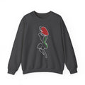 Minimal Pink Tulip Sweatshirt – Simple Floral Crewneck