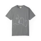 Minimal Line Art Kiss T-Shirt