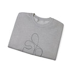Within 11 | Minimalist Line Art Face Crewneck Sweatshirt