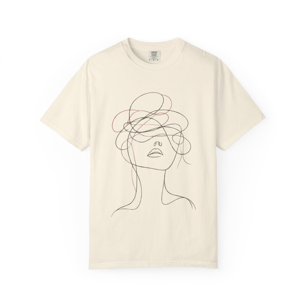 Abstract Line Art Woman T-Shirt