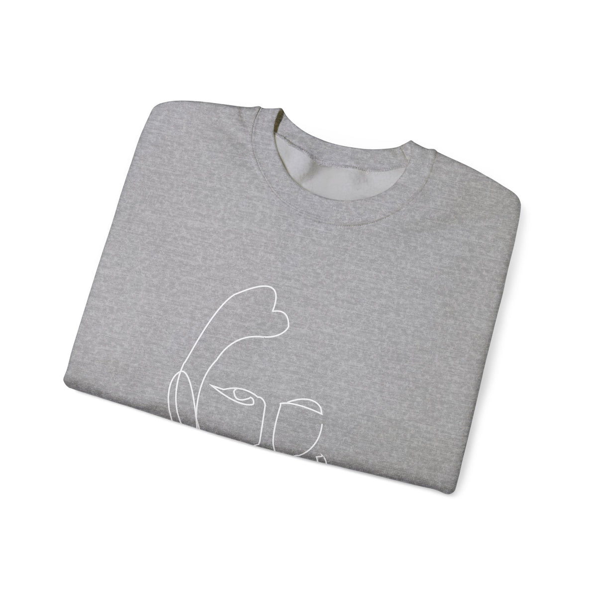 Within 09 | Classic White Crewneck Sweatshirt