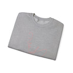 Minimal Line Art Whale Crewneck Sweatshirt – Pink Whale Sketch Pullover