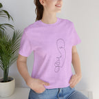 Minimal One-Line Face Tee — Modern Abstract Art T-Shirt