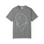 Minimalist Line Art Face T-Shirt