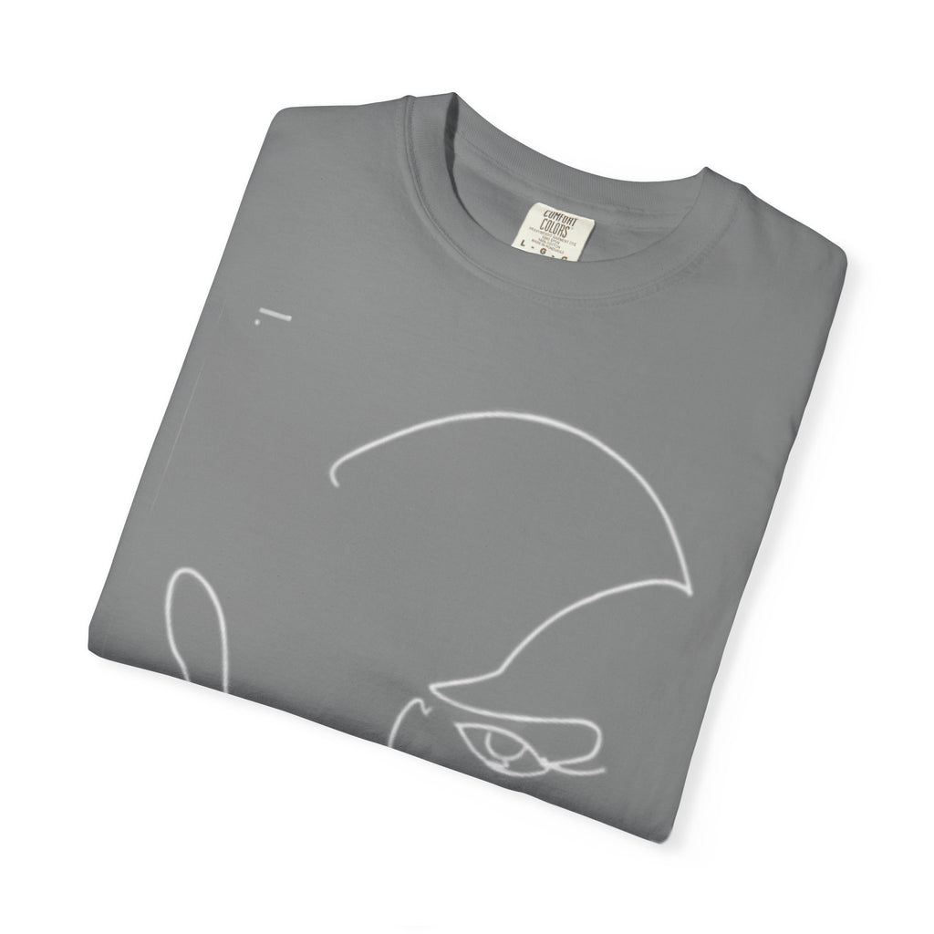 Abstract Line Art Face T-Shirt — Minimalist One-Line Portrait Tee