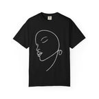 Minimalist Line Art Face T-Shirt