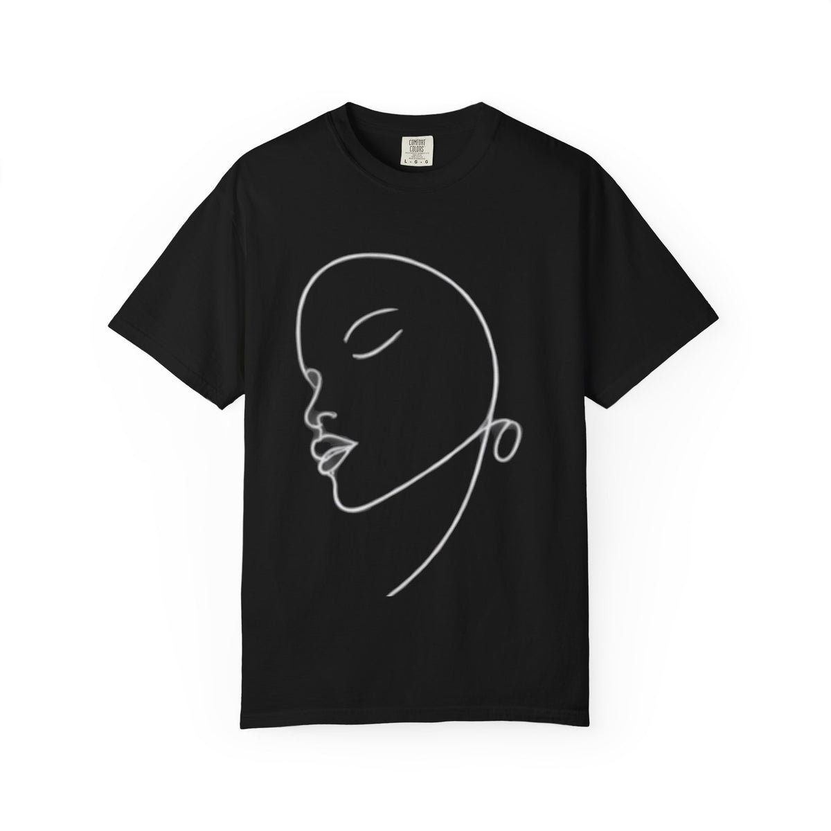 Minimalist Line Art Face T-Shirt