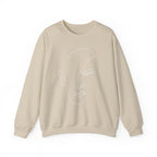 Minimal Line Art Face Sweatshirt