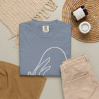 Minimalist Line Art Hand T-Shirt — Modern Abstract Graphic Tee