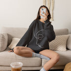 Minimal Line Art Face Crewneck Sweatshirt