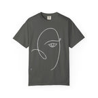 T-Shirt — Minimal Line Art Face Tee