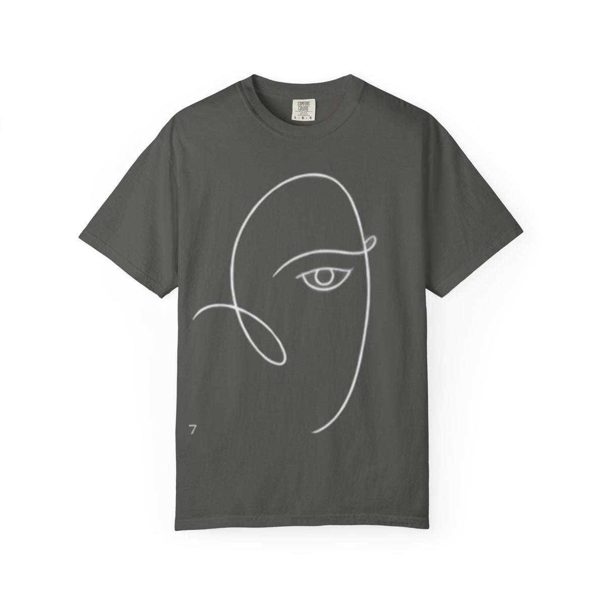 T-Shirt — Minimal Line Art Face Tee