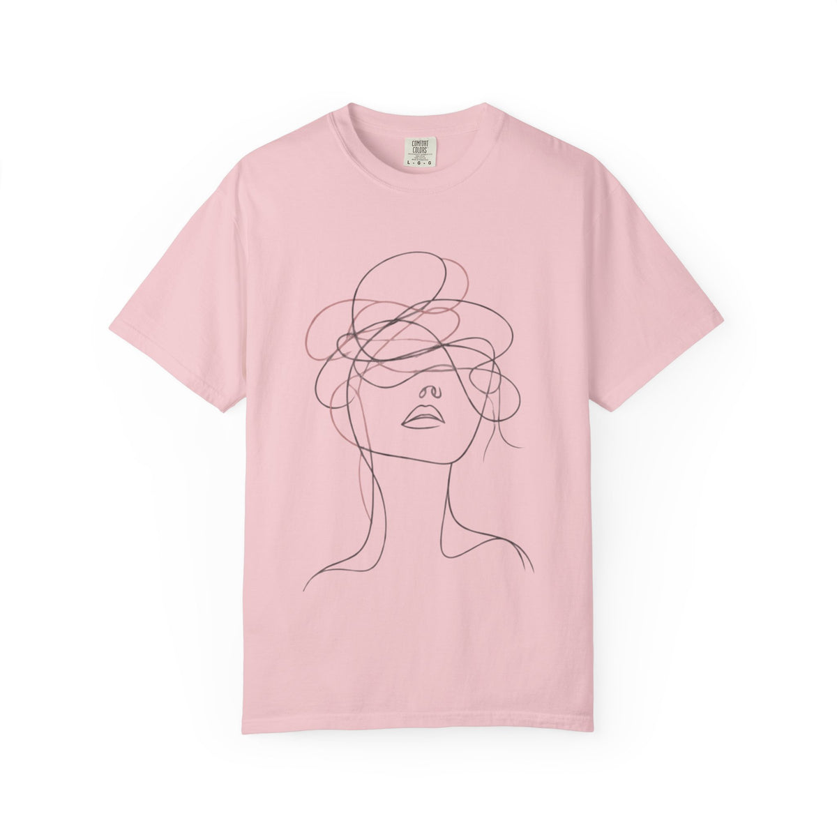 Abstract Line Art Woman T-Shirt