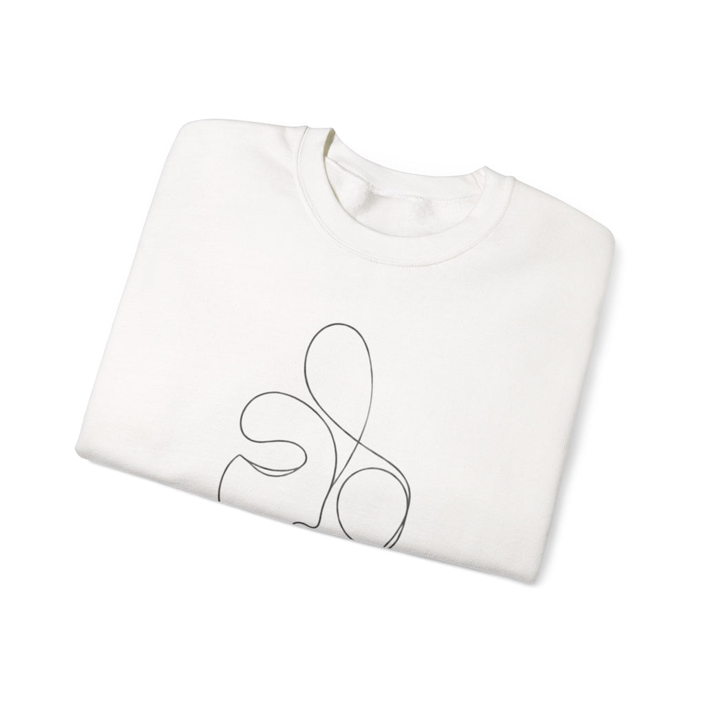 Within 11 | Minimalist Line Art Face Crewneck Sweatshirt