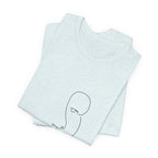 Minimal One-Line Face Tee — Modern Abstract Art T-Shirt