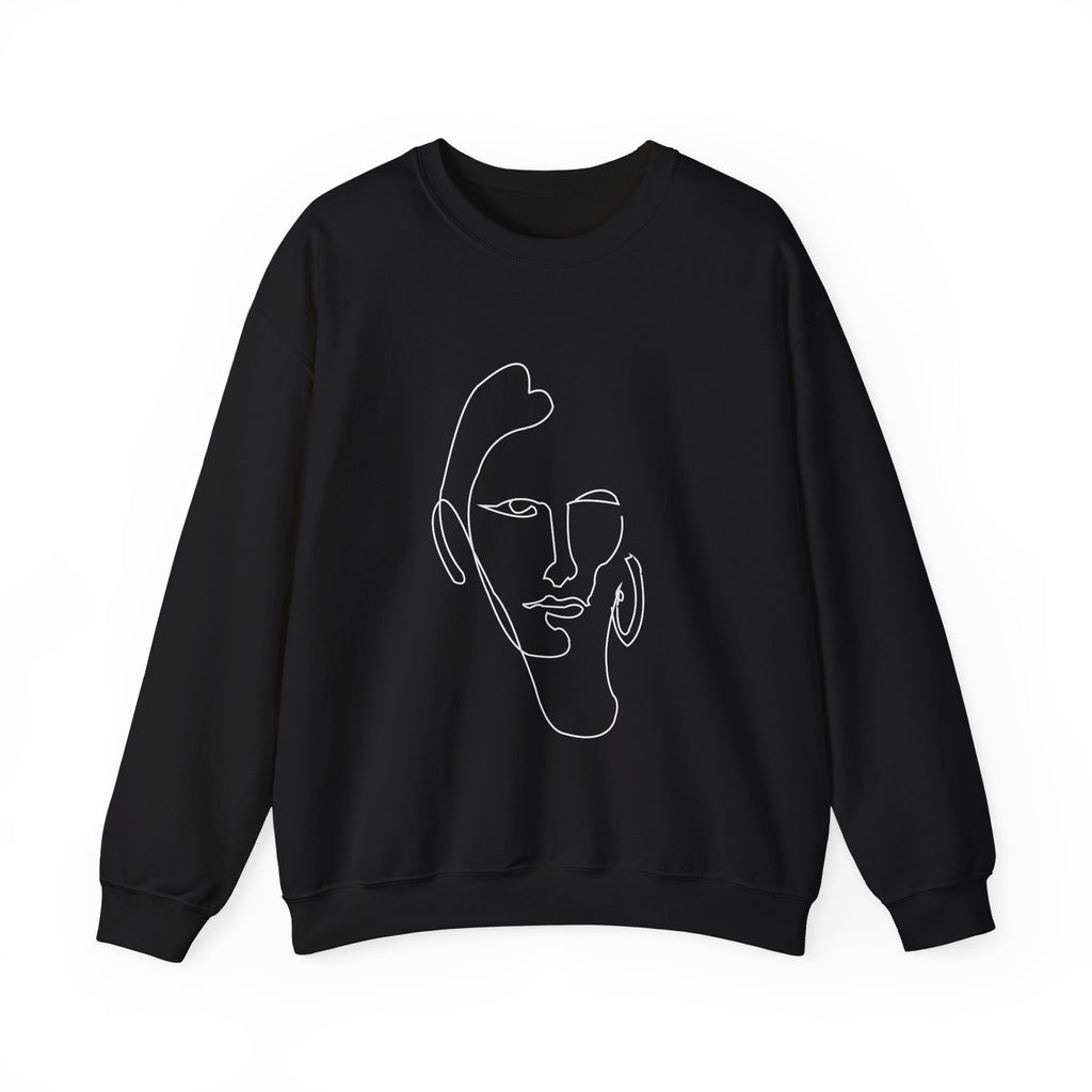 Within 09 | Classic White Crewneck Sweatshirt