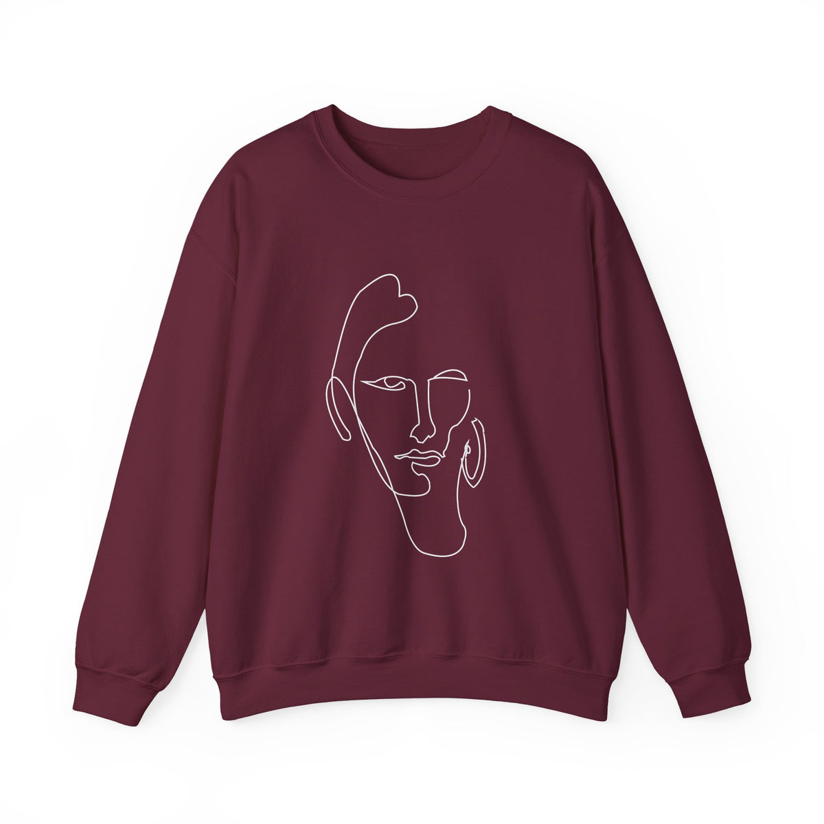 Within 09 | Classic White Crewneck Sweatshirt
