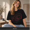 Minimal Line Art Skull T-Shirt