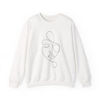 Within 11 | Minimalist Line Art Face Crewneck Sweatshirt