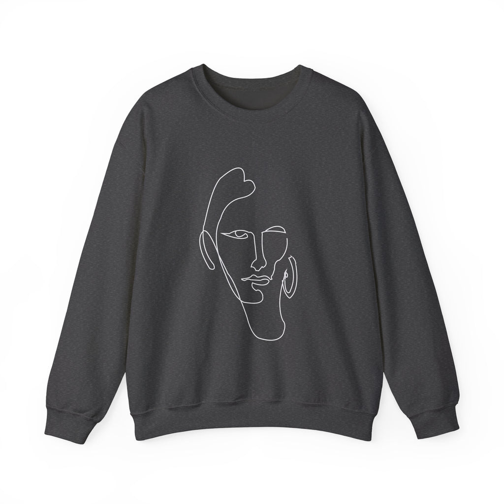 Within 09 | Classic White Crewneck Sweatshirt