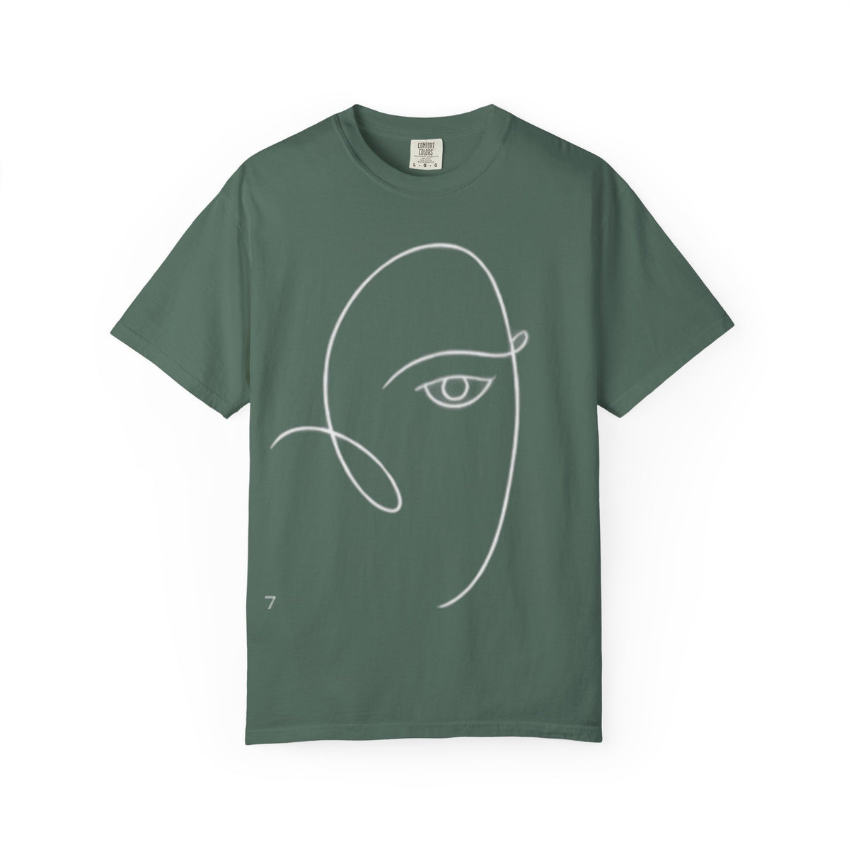 T-Shirt — Minimal Line Art Face Tee