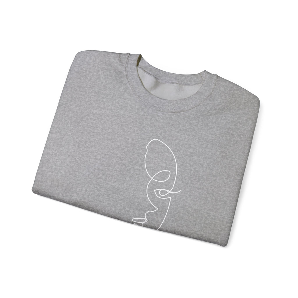 Within 08 | Sweatshirt — Classic White Embroidered Pullover