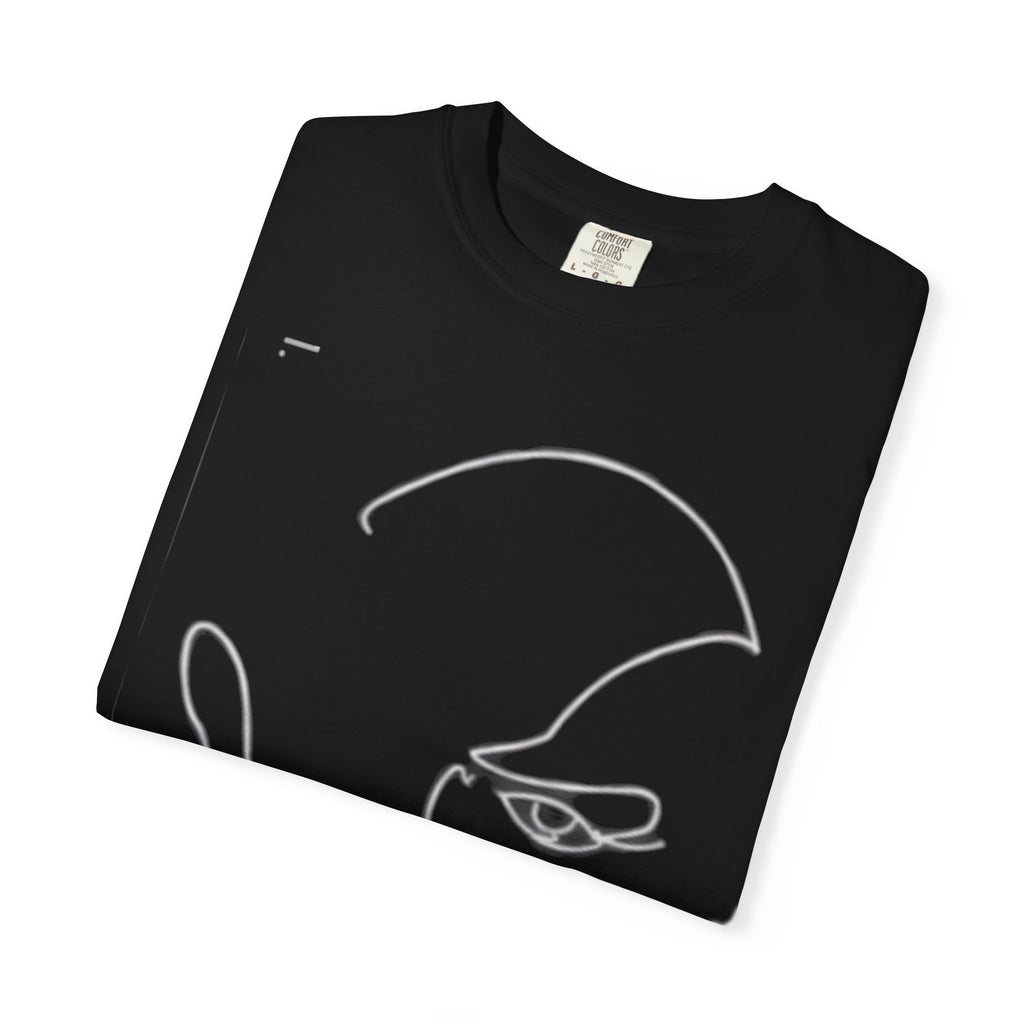 Abstract Line Art Face T-Shirt — Minimalist One-Line Portrait Tee