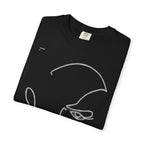 Abstract Line Art Face T-Shirt — Minimalist One-Line Portrait Tee