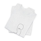 Minimal One-Line Face Tee — Modern Abstract Art T-Shirt