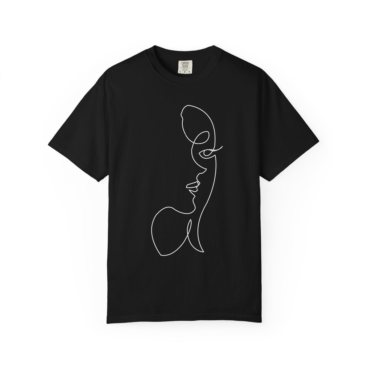 Within 08 | Abstract Single-Line Face Tee