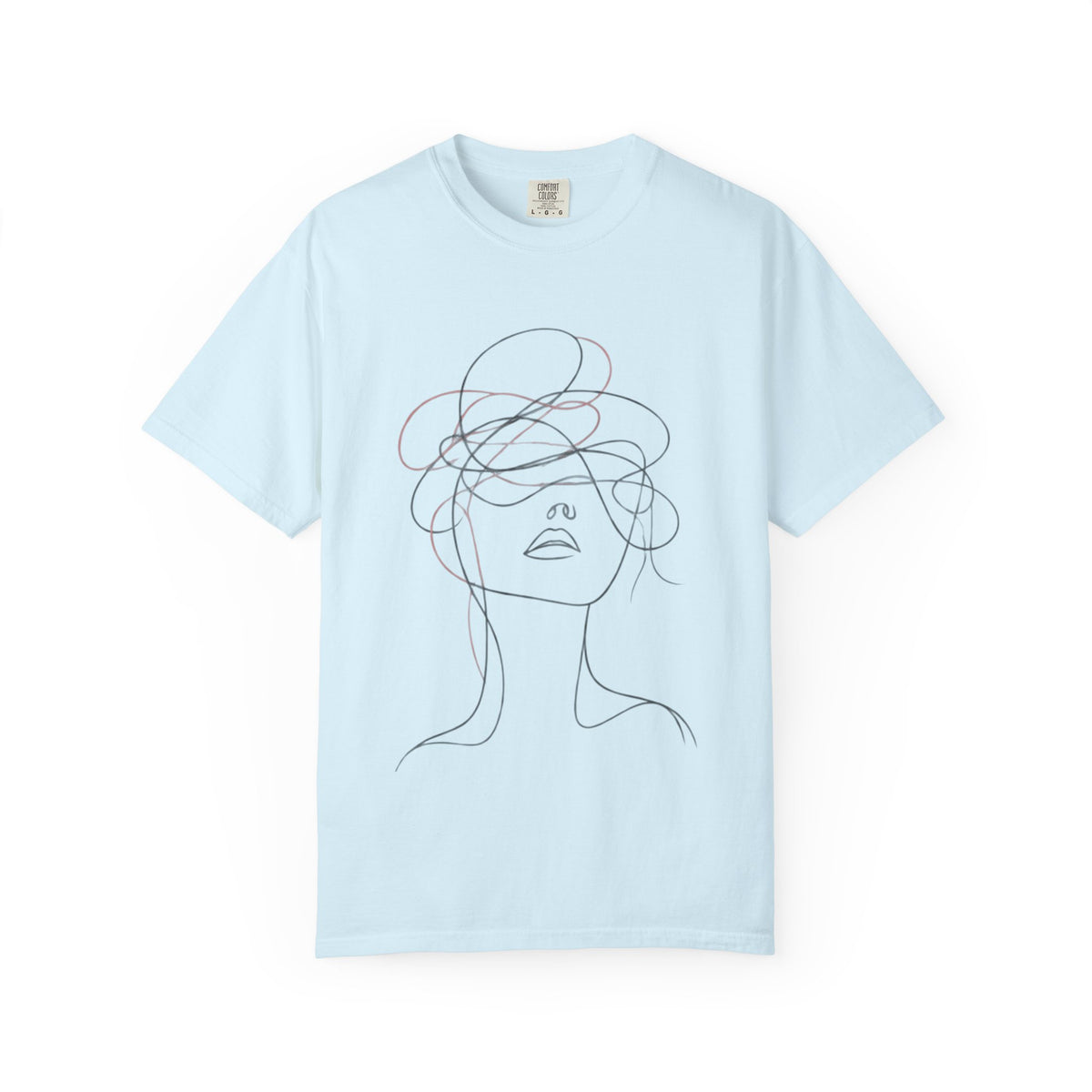 Abstract Line Art Woman T-Shirt