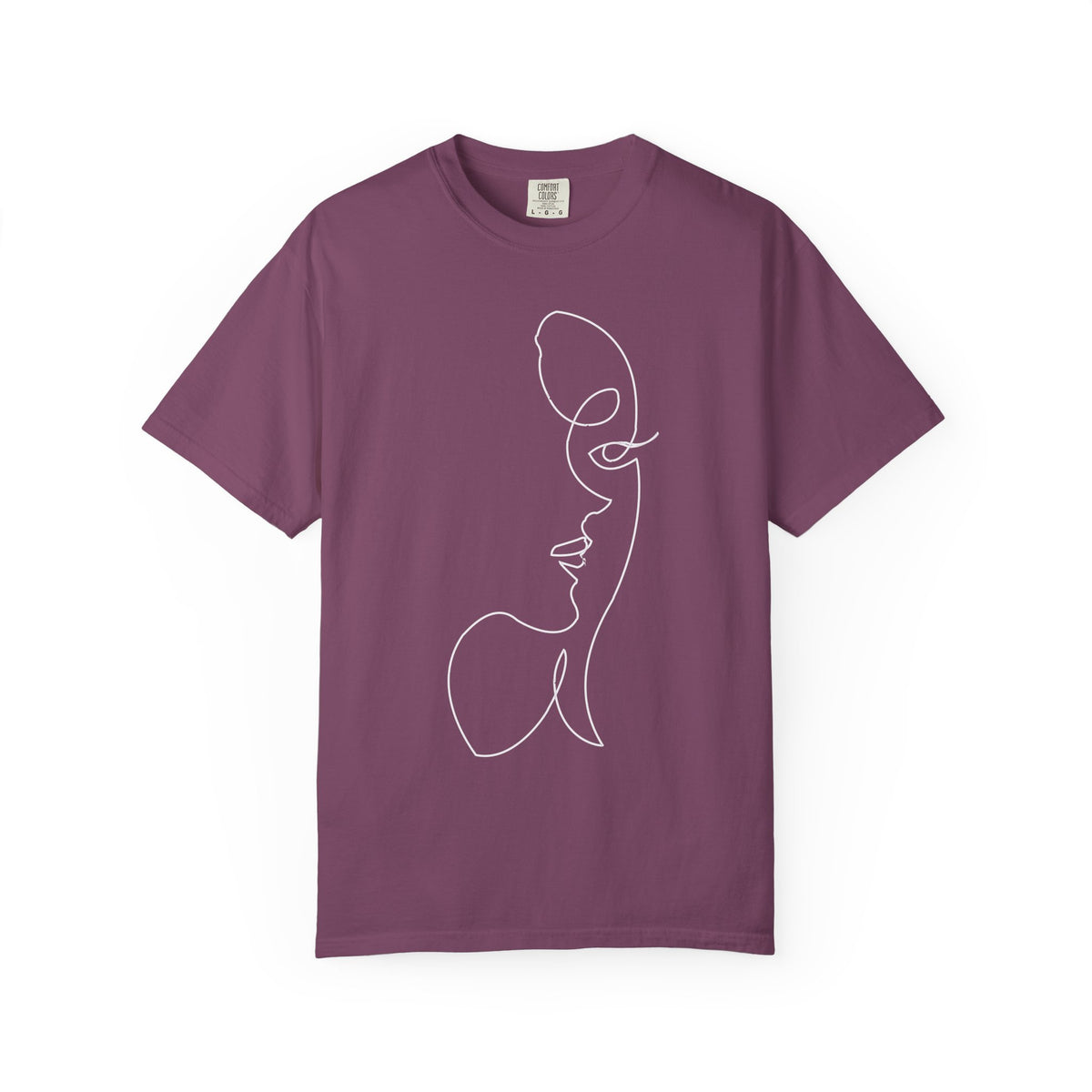 Within 08 | Abstract Single-Line Face Tee