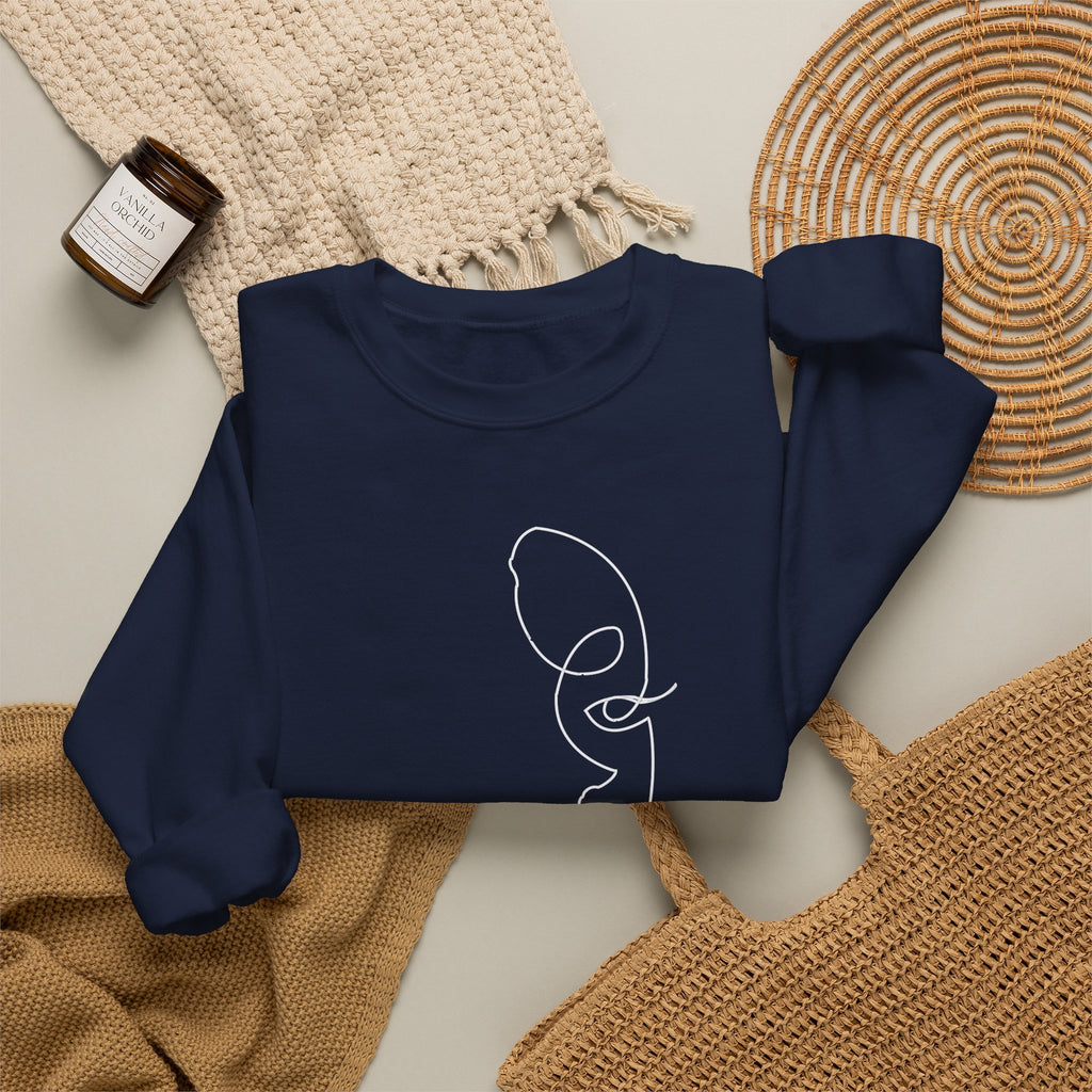 Within 08 | Sweatshirt — Classic White Embroidered Pullover