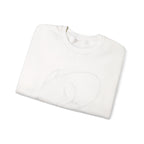 Minimal White Crewneck Sweatshirt