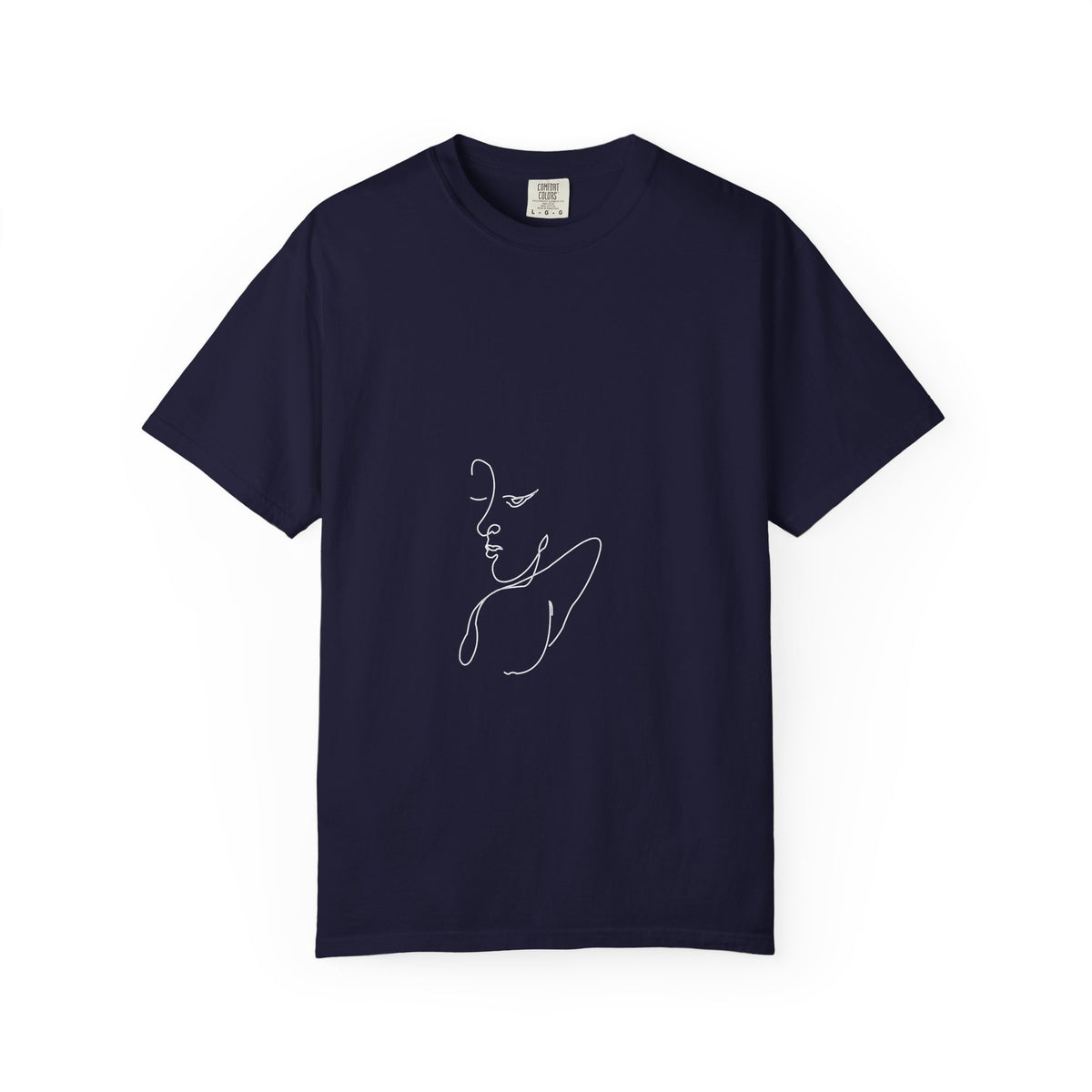 Within 01 | Minimal Line Art Face T-Shirt