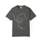 Minimal Line Art Face T-Shirt — Abstract Single-Line Portrait Tee