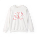 Minimalist Line Art Mother and Baby Crewneck Sweatshirt